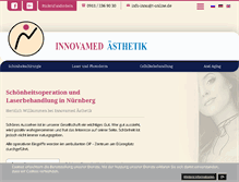 Tablet Screenshot of innovamed-nbg.de